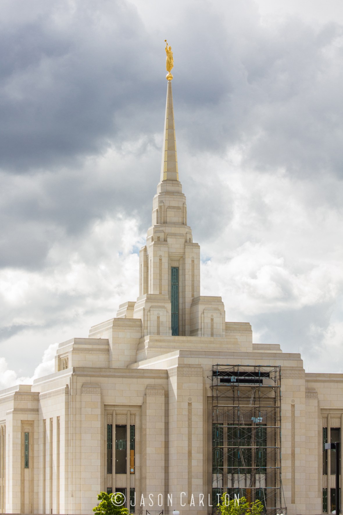 Photo of the Ogden Utah Temple under construction