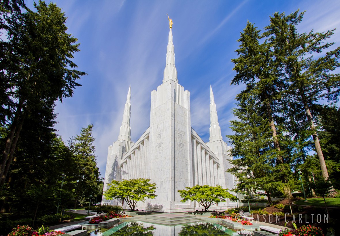 Beautiful Day at the Portland Oregon Temple